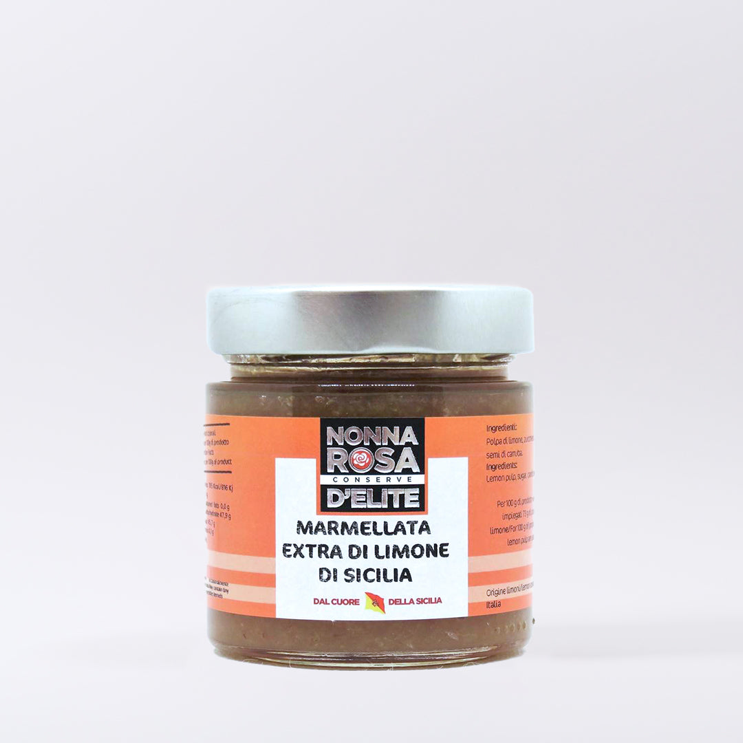 Delitaly© - Marmellata Extra Limoni di Sicilia - 100% Made in Sicily