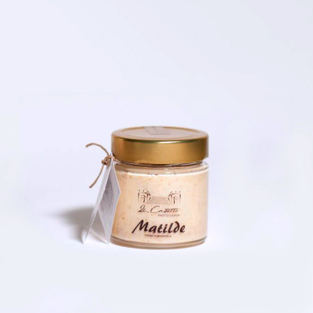 Delitaly© - Crema di Mandorla Matilde - 100% Made in Sicily - Barattolo 200g