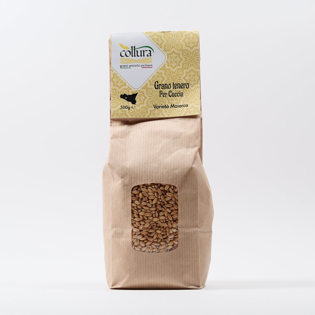 Delitaly© - Grano Tenero - Maiorca per Cuccia - 100% Made in Sicily - Confezione 500g