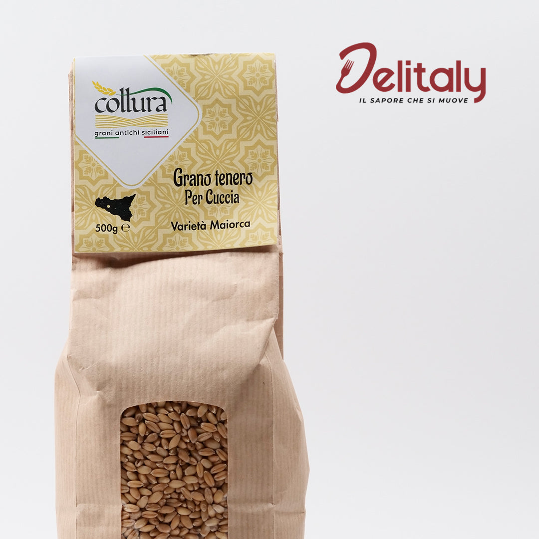 Delitaly© - Grano Tenero - Maiorca per Cuccia - 100% Made in Sicily - Confezione 500g