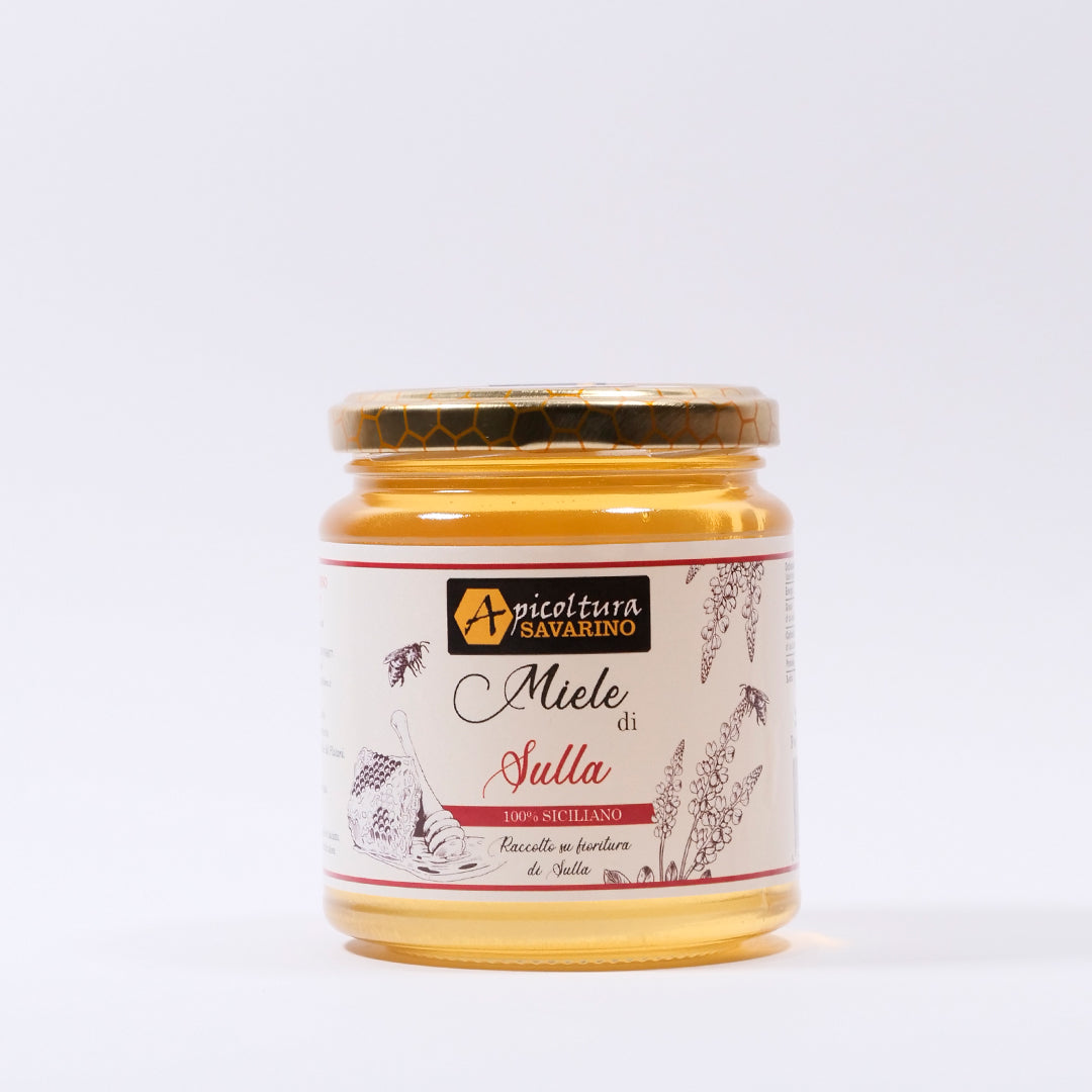 Delitaly©  -  Miele di Sulla  -  100% Made in Sicily  -  Vasetto Vetro da 400g