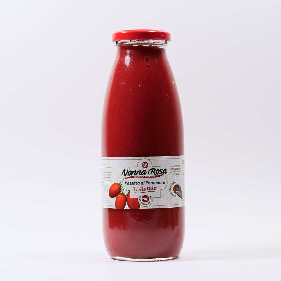 Delitaly©  -  Passata di Pomodoro Classica Vellutata  -  100% Made in Sicily  -  500g